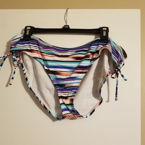 Striped swim bottoms